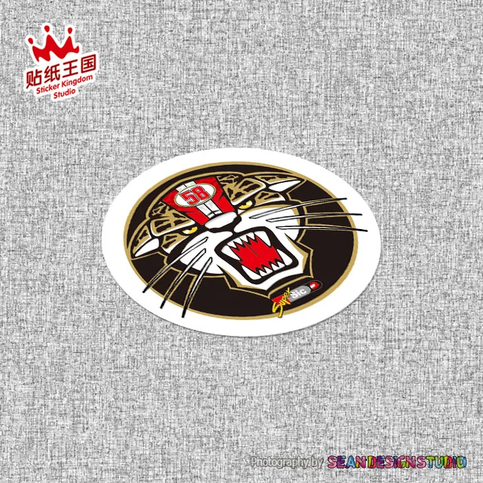 

58 simoncelli helmet motor bike Motorcycle Decal Sticker Waterproof PVC 10