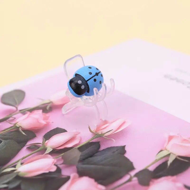 Новинка 2020 10 упаковок милые заколки для орхидеи божьей коровки Садовый цветок