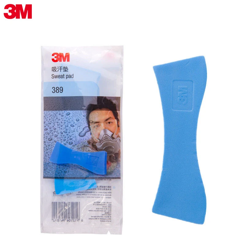 3M 389 впитывающий Пот коврик поглощающий пот Хлопок 1201 1203 3200 HF 52 Защитная полумаска