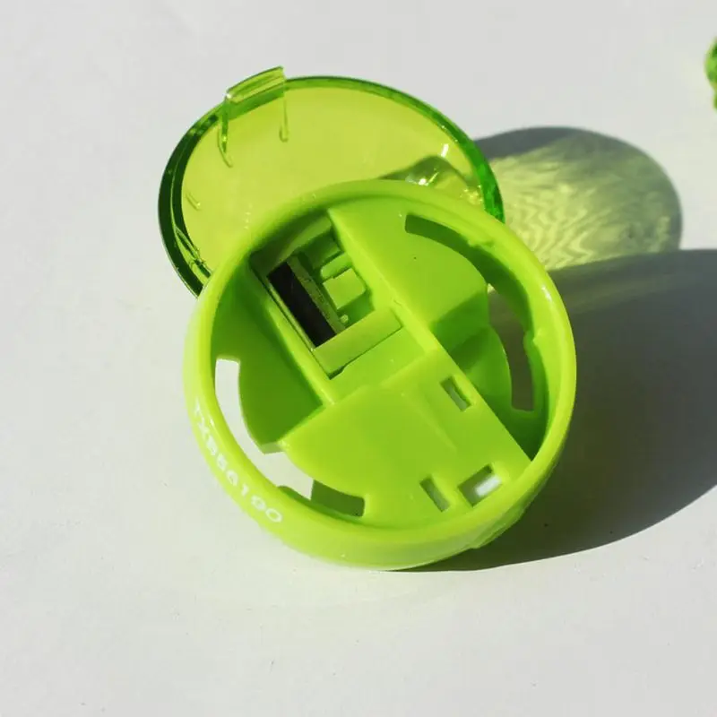 Симпатичный мини 2 0 мм карандашный грифель точилка с двойным отверстием школьные