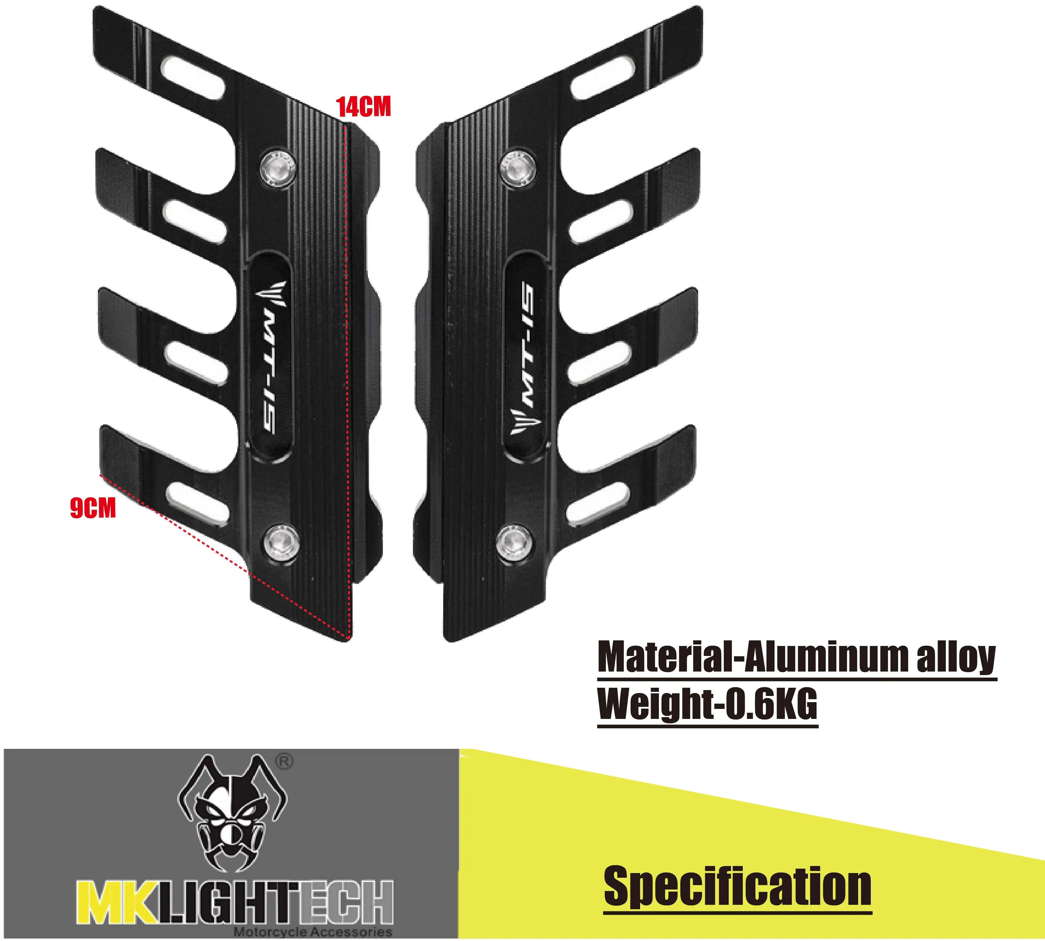 

MKL IGHTECH For YAMAHA MT-15 MT15 2018-2020 Decorative cover for front fender of motorcycle Brake disc caliper protection cover