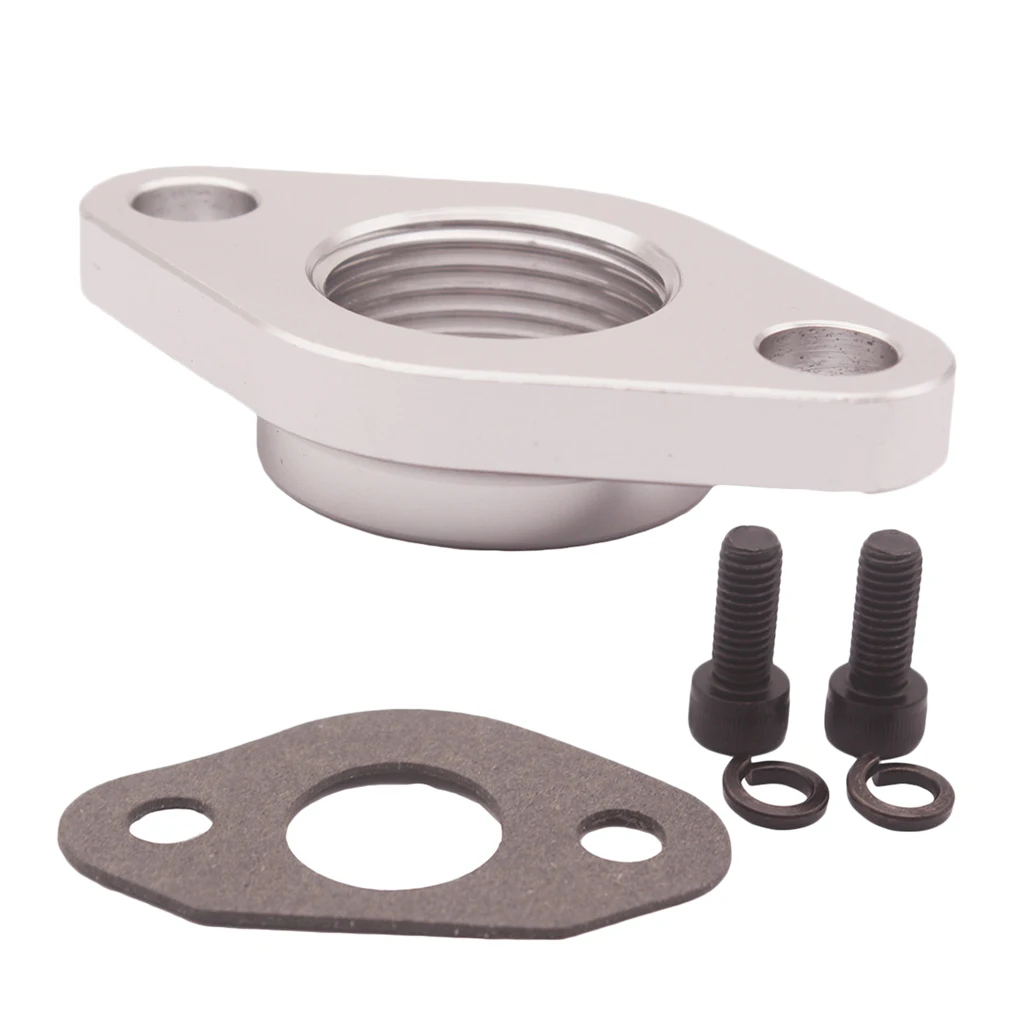 Billet Aluminum Oil Drain Flange 3/4&quot Barb For T3 T4 T04B T04E T04 | Автомобили и мотоциклы