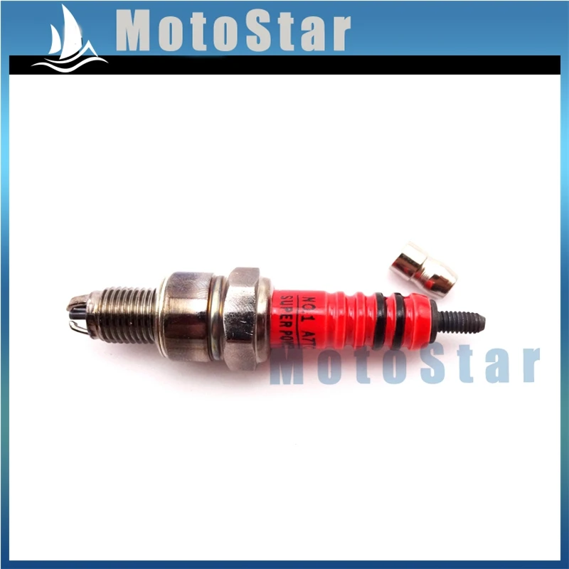 Трехэлектродная Свеча зажигания A7TC для 50cc 70cc 90cc 110cc 125cc моторный питбайк
