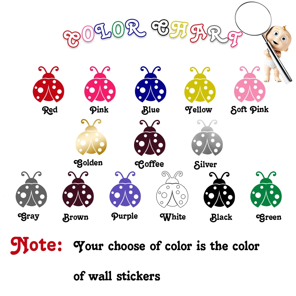 Наклейки на стену для детской комнаты виниловые художественные Переводные