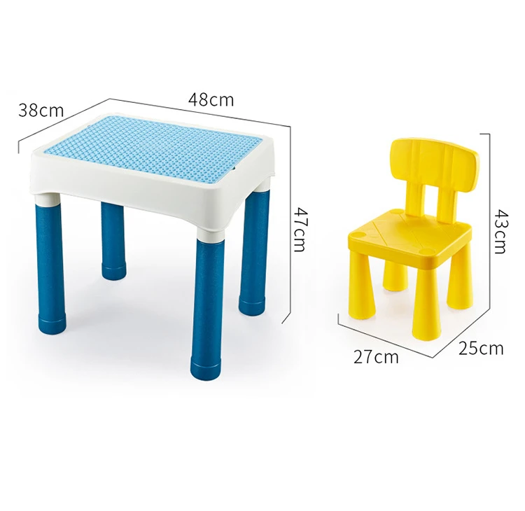 1 набор многофункциональных Buliding блоков стол для обучения детей рисования