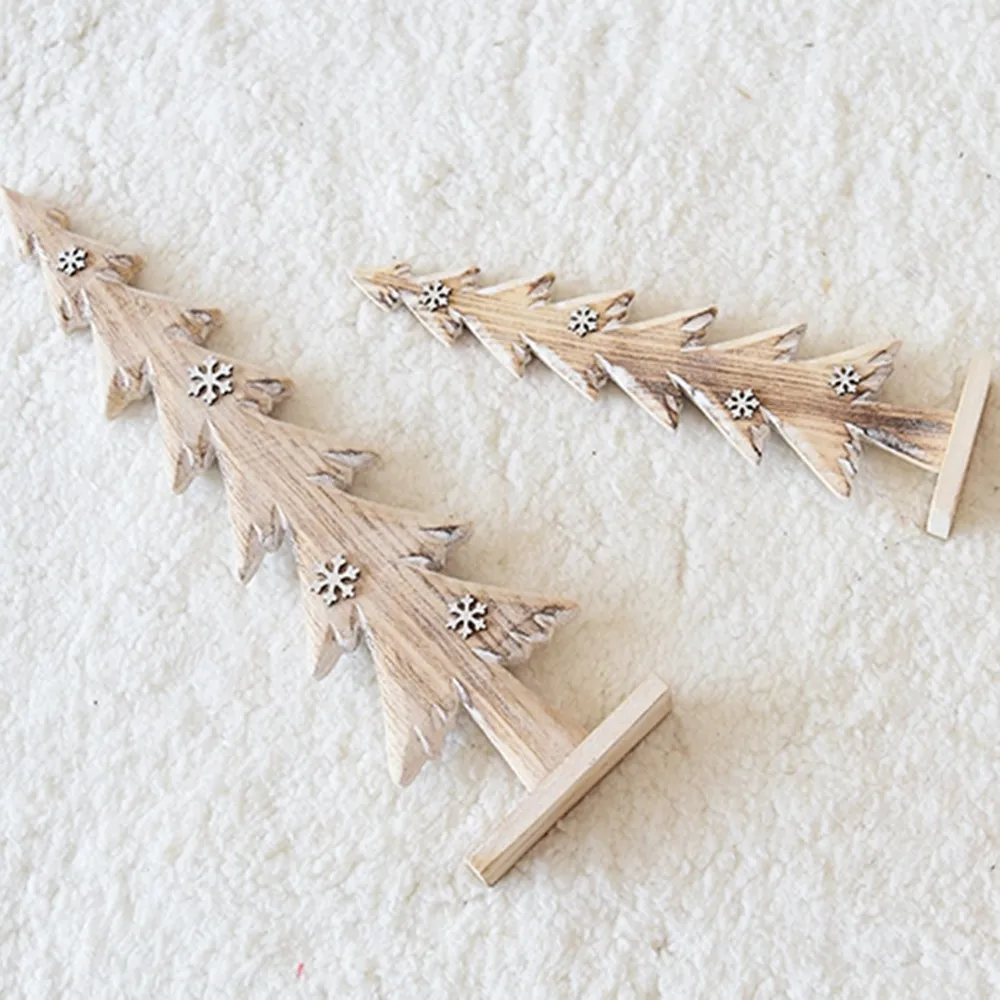 Рождественская елка настольные украшения золотые серебряные блестки мини