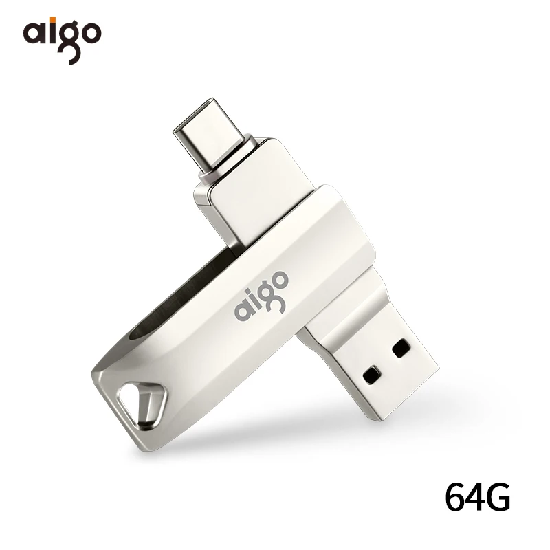 Aigo 64G usb 3. 0 type C высокоскоростная флешка для Android 3 1 °|USB флэш-накопители| |
