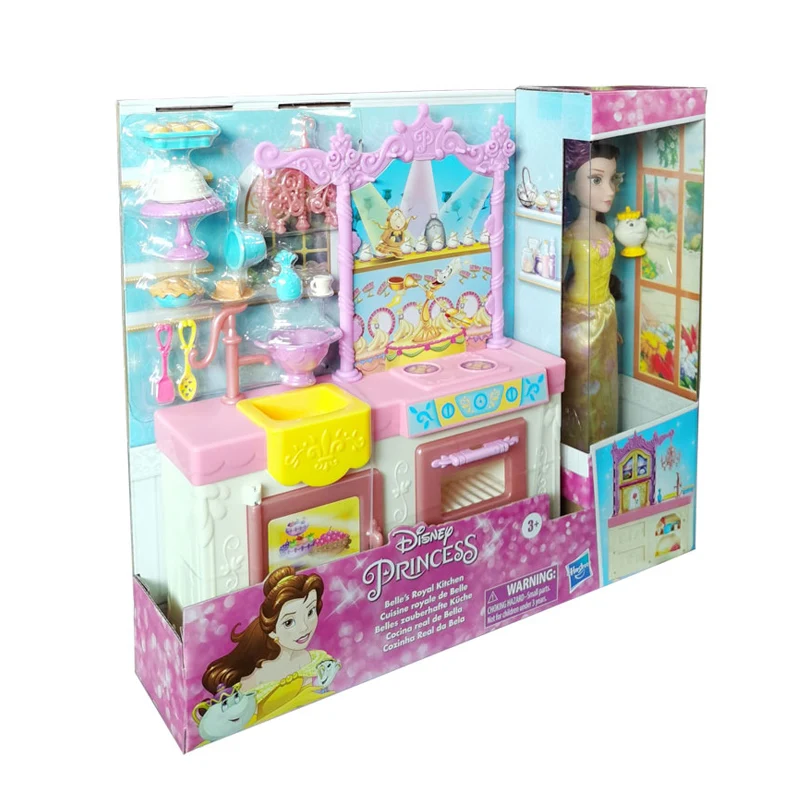 

Hasbro Princess Belle's Fashionable Luxury Kitchen Series Birthday Surprise Gift Toys for Girls E8936