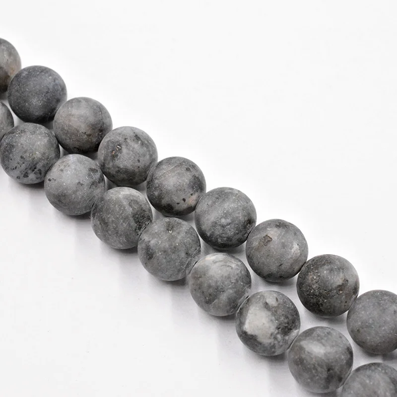 Матовые матовые бусины из розового кварца с натуральным камнем россыпью для