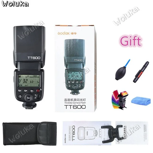 2x Godox TT600 2 4G Беспроводной X Системы Камера вспышки Speedlite с X1T-C передатчик вспышка
