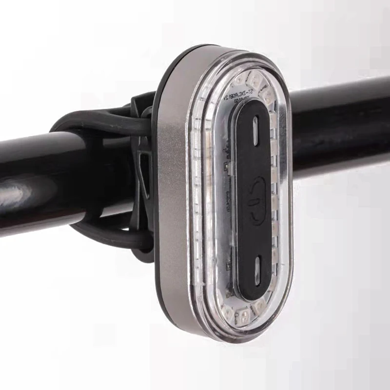 Задний фонарь для велосипеда с портом USB Type-C красный синий зеленый белый цвет