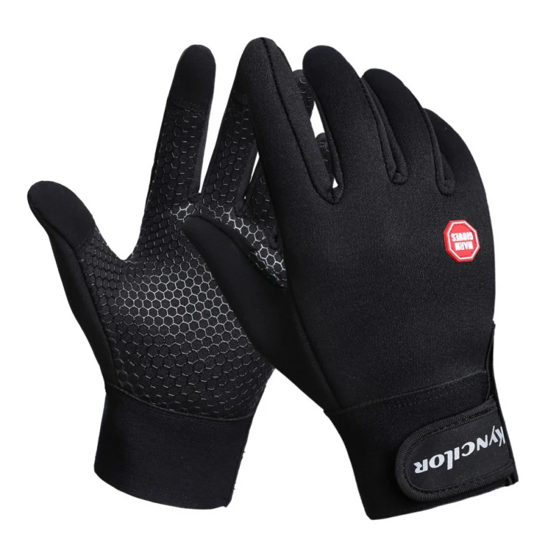 

Winter Cycling Gloves Anti-slip Windproof Cycling Riding Climbing Full Finger Gloves With Wrist Support Touch Screen