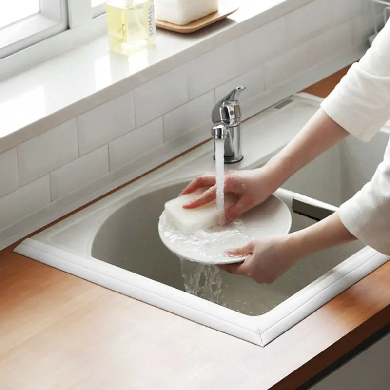 

380mmx32cm Sink Tape Resistant Waterproof Stickers Mildew Bathroom Toilet Home Sealing Anti-Mildew Tape Seal