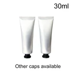 Пустая мягкая бутылка из серебристого алюминиевого пластика 30 мл, многоразовый Макияж для губ, блеск для рук, крем для отжима, бесплатная доставка