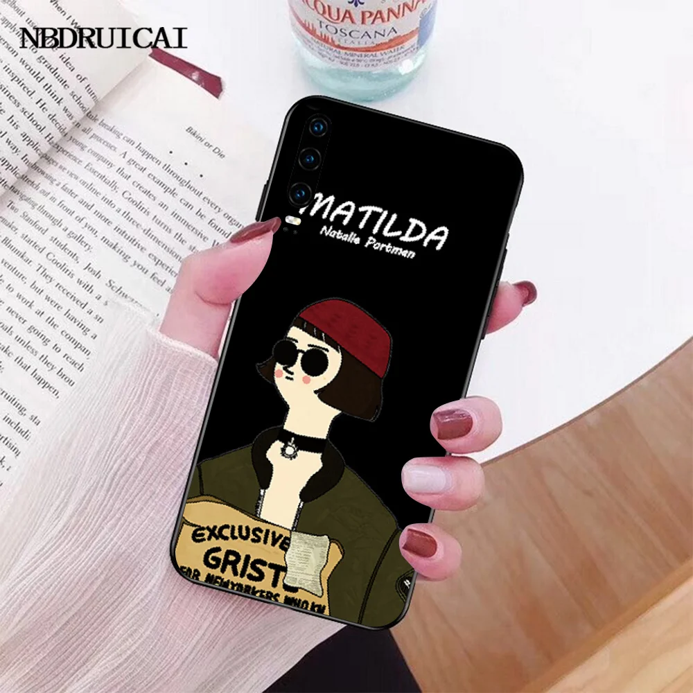 NBDRUICAI Leon Matilda Натали Портман постер по фильму силиконовый чехол для телефона Huawei