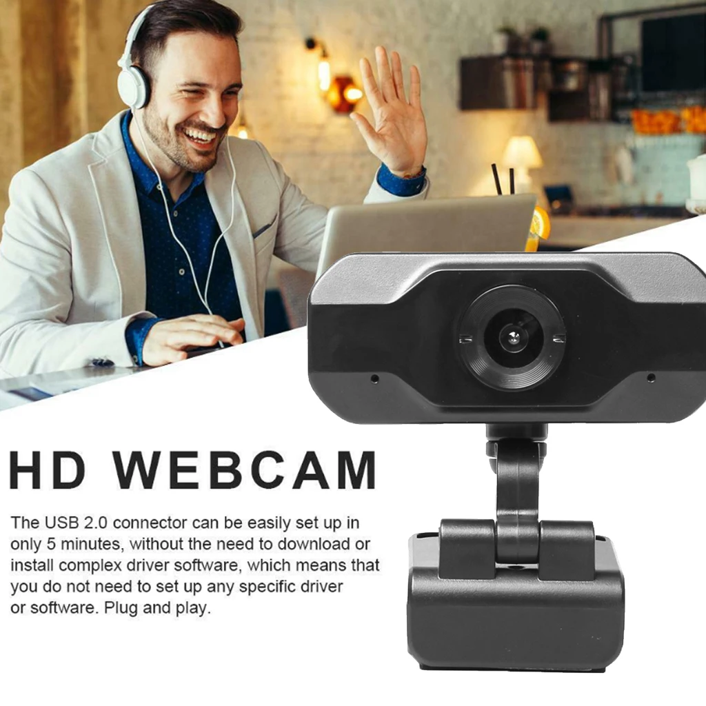 

USB2.0 HD Webcam Camera Web Cam With Mic For Computer PC Laptop Desktop Webcam For Working At Home 1080P High Definition