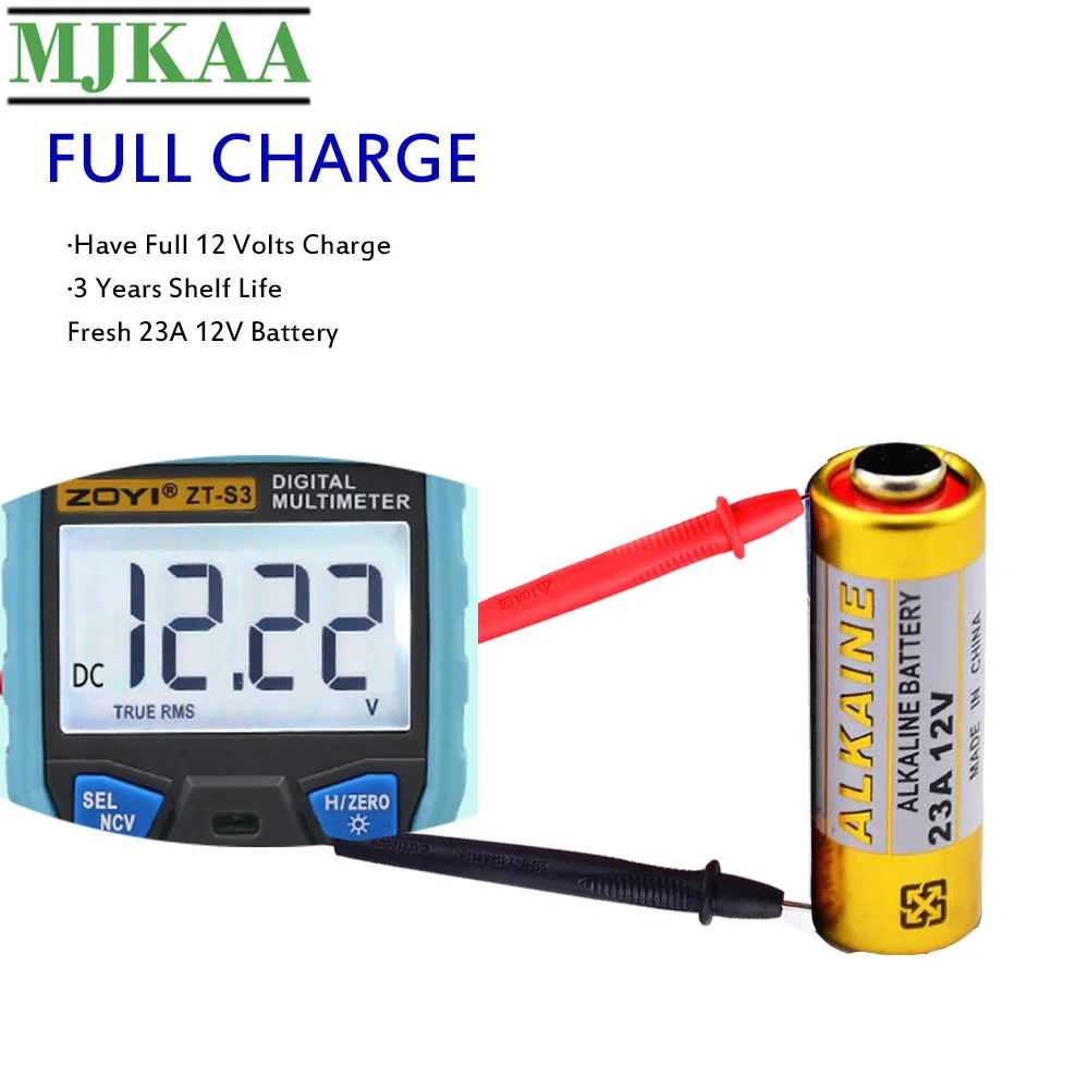 MJKAA 20 шт. 23A 12 В сухая щелочная батарея L1028 23AE 21/23 A23 V23GA MN21 для дверного звонка