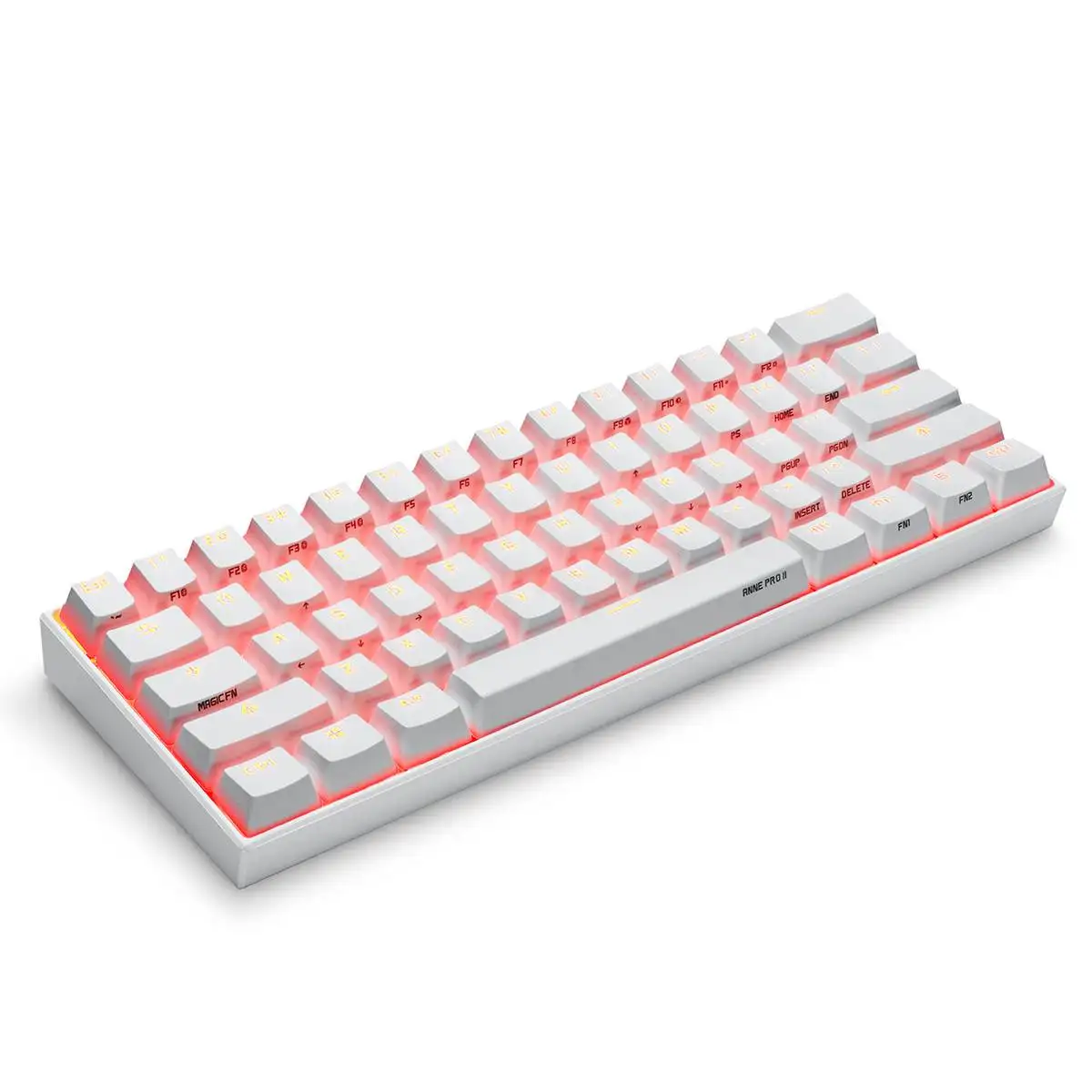 Беспроводная механическая клавиатура ANNE Pro2 bluetooth 60% игровая с красным синим
