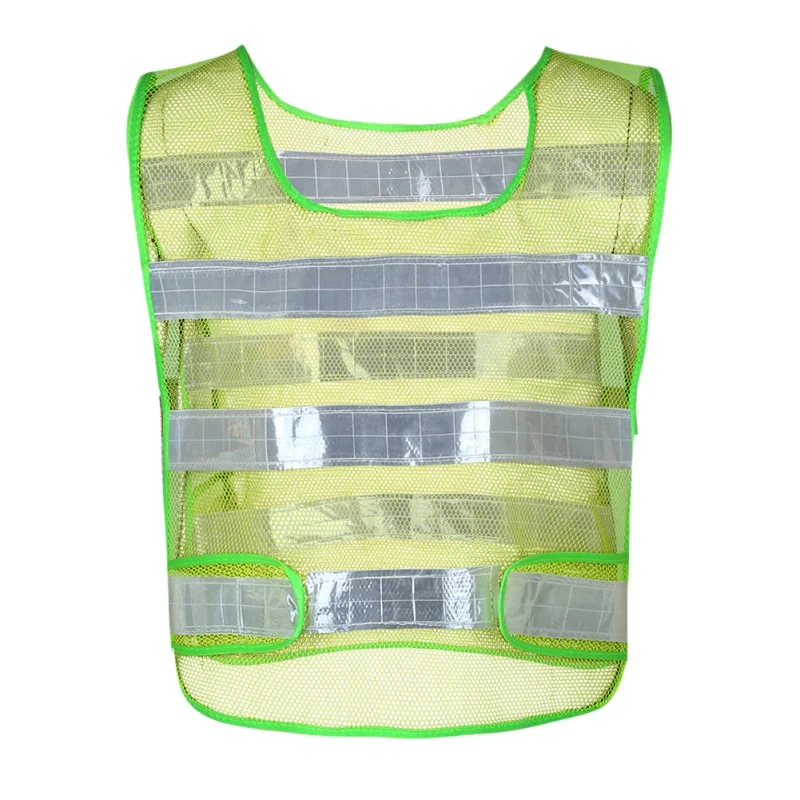 Светоотражающий жилет размера плюс Mesh светоотражающая рабочая одежда