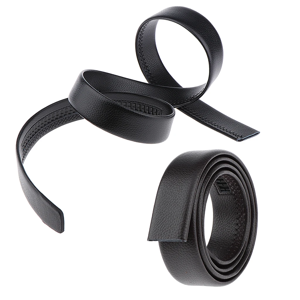 Винтажный Мужской ремень из искусственной кожи автоматический пояс без пряжки