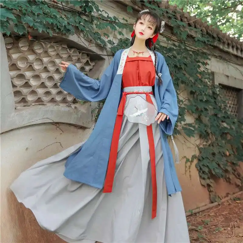 Костюм Сказочный китайский в стиле ханьфу для женщин ретро костюм косплея