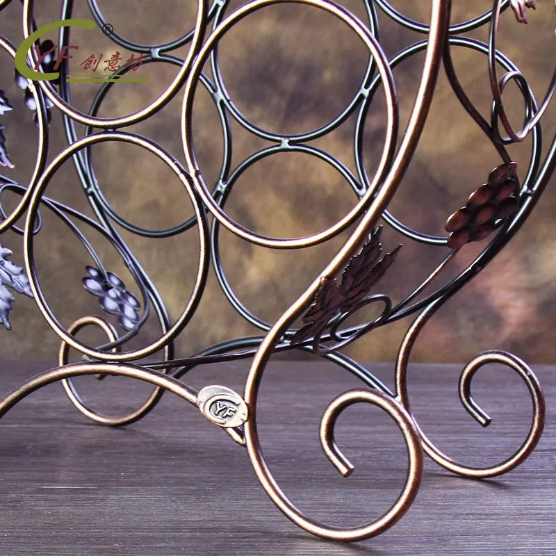 Металлическая подставка для вина 7 дюймов|Винные шкафы| |