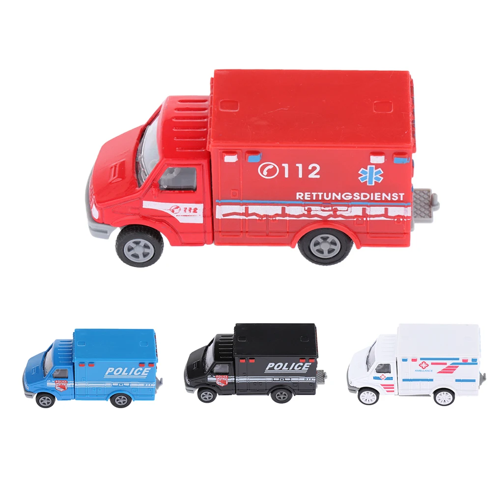 1/72 RC полицейский автомобиль с дистанционным управлением игрушки откатные машины