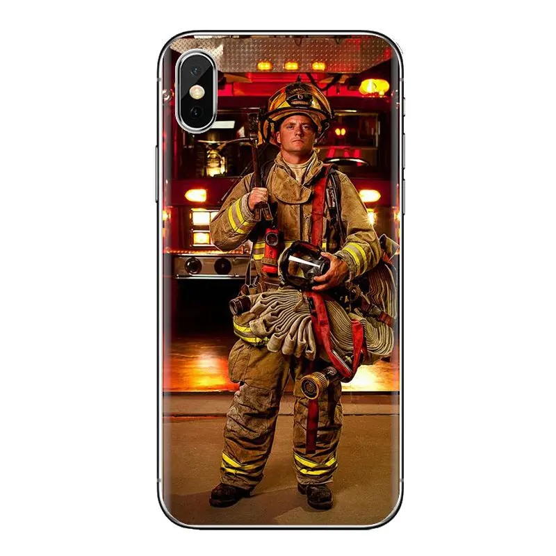 Для iPhone XS Max XR X 4 4S 5 5S 5C SE 6 6S 7 8 плюс samsung Galaxy J1 J3 J5 J7 A3 A5 пожарный героев из