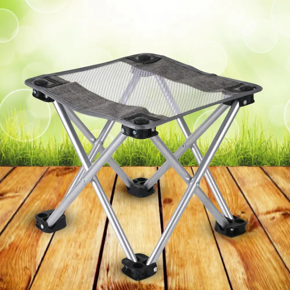 Походный складной стул Сверхлегкий рыболовный табурет снаружи портативный