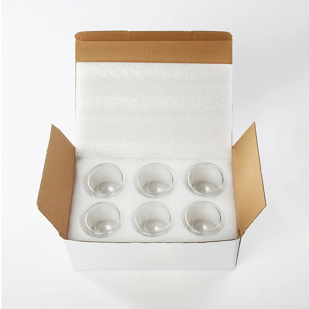

6Pcs 80ml 2.7oz Glass Espresso Cup Double Walled Heat Insulated Tumbler Drinking Espresso Tea Latte Coffee Cups Whiskey Mugs