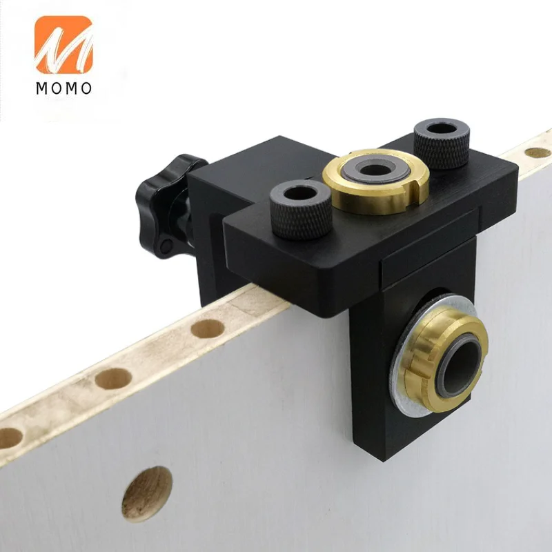 

Carpenter furniture DIY connector manual positioning three-in-one punching tool