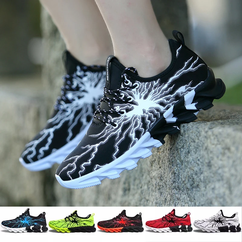 

2021 new fashion men's shoes comfortable large size wear-resistant running shoes breathable sports shoes women's mesh casual sho