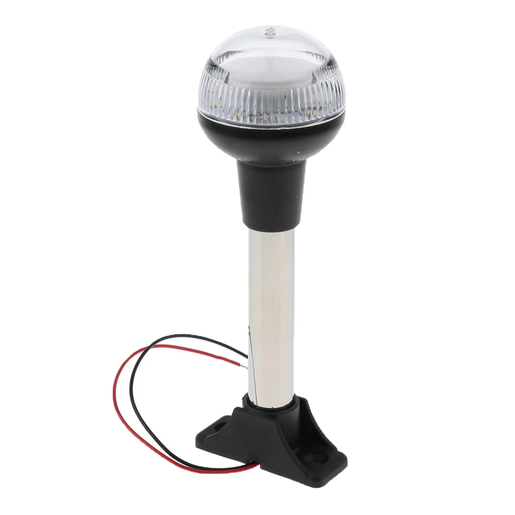 Круглая форма Splashproof 360 ° теплый белый светодиод 12V морская яхта навигация якорь
