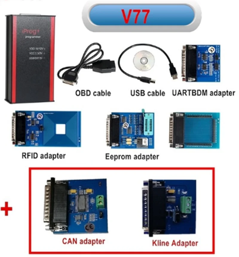 Iprog + Pro с ИК MB адаптером для коррекции одометра инструмент регулировки пробега
