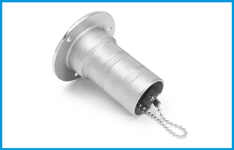 Морской класс нержавеющая сталь 316 палуба наполнитель воды 38 или 50 мм розетка