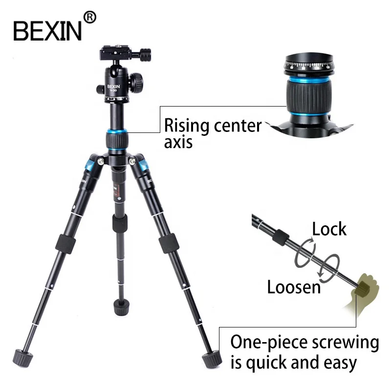 BEXIN flexible desktop Smartphone tabletop phone photography pocket tripod stand Portable Compact Mini Tripod For iPhone Camera |