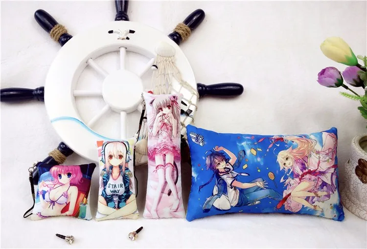 

New Anime Mini Dakimakura Rascal Does Not Dream of Bunny Girl Senpai Keychain Mai Sakurajima Pillow Hanging Ornament Phone Strap