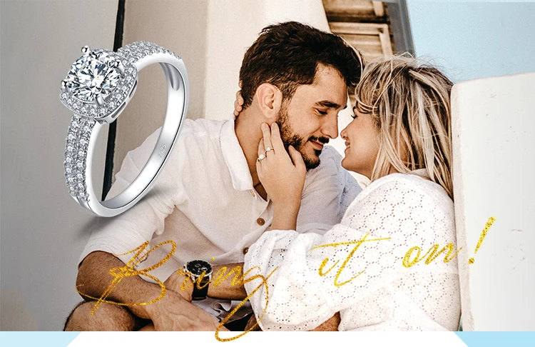 Jewelrypalace Halo 1.1ct круглый фианит Обручение Promise Ring натуральная 925 Серебряное кольцо для Для женщин Модные украшения