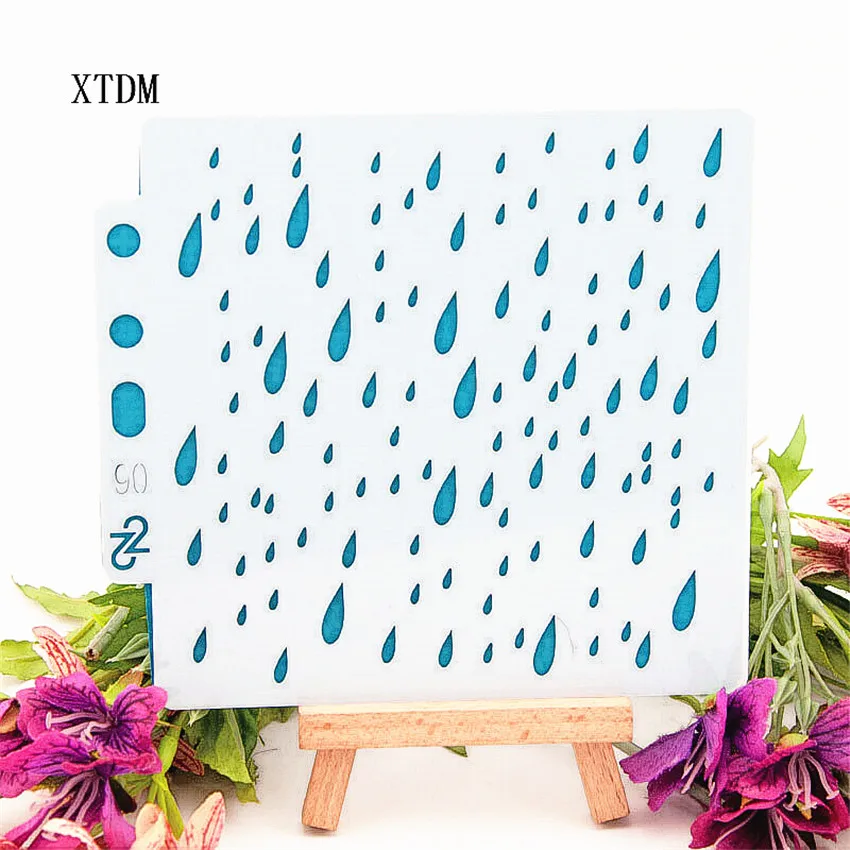 Резиновые капли пластиковые формы Щит DIY торт шаблоны для вырезания Полые
