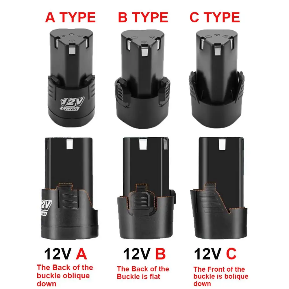 Universal 12V Rechargeable Li-ion Lithium Battery For Power Tools Electric drill Screwdriver | Электроника