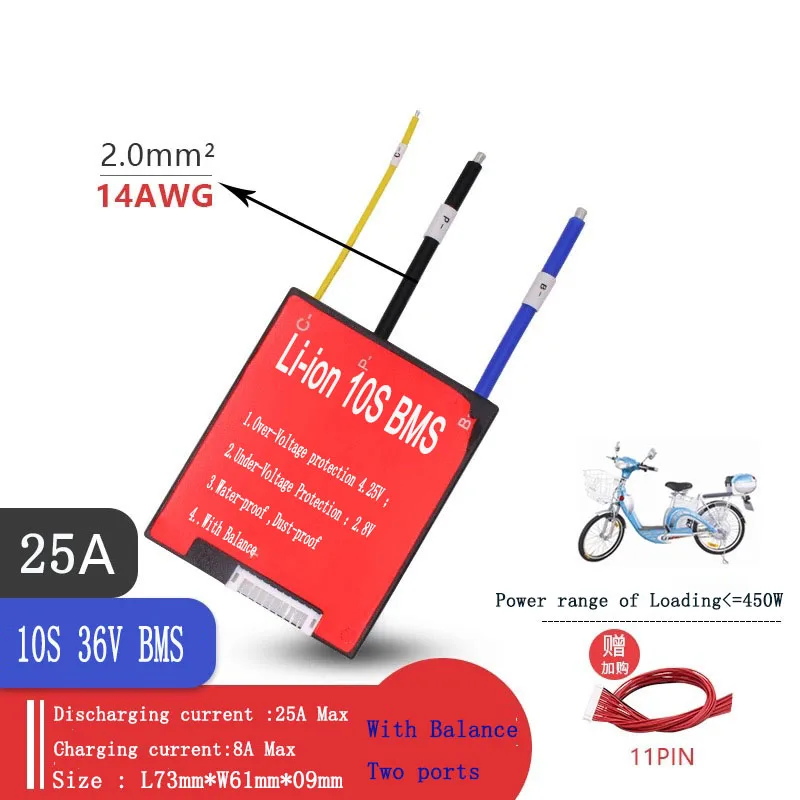Литий ионные аккумуляторы BMS 10 S 36 В 15 А 25 35 45 60 3 7 в/4 2 в|Аксессуары для батарей| |