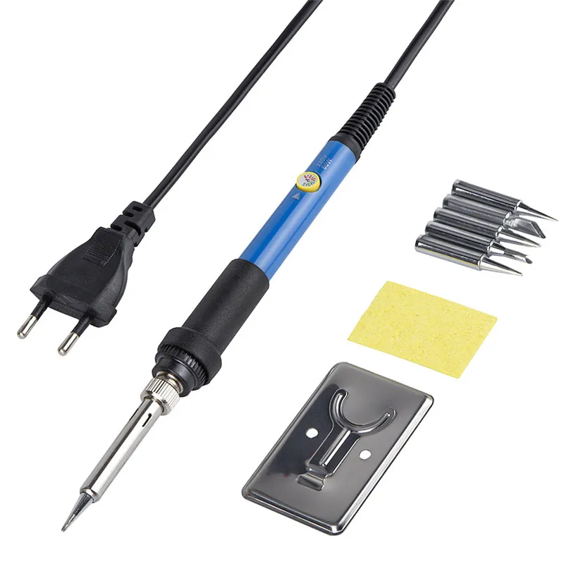 220 В 60 Вт Электрический паяльник с регулируемой температурой паяльная станция