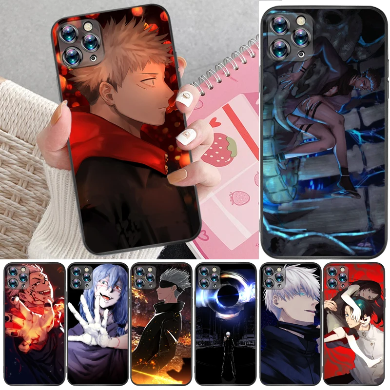 

Jujutsu Kaisen Fushiguro Megumi Sukuna Yuji Itadori Satoru Gojo Phone Case For iPhone 6 6S Plus 7 8 Back Cover Carcasa Cases