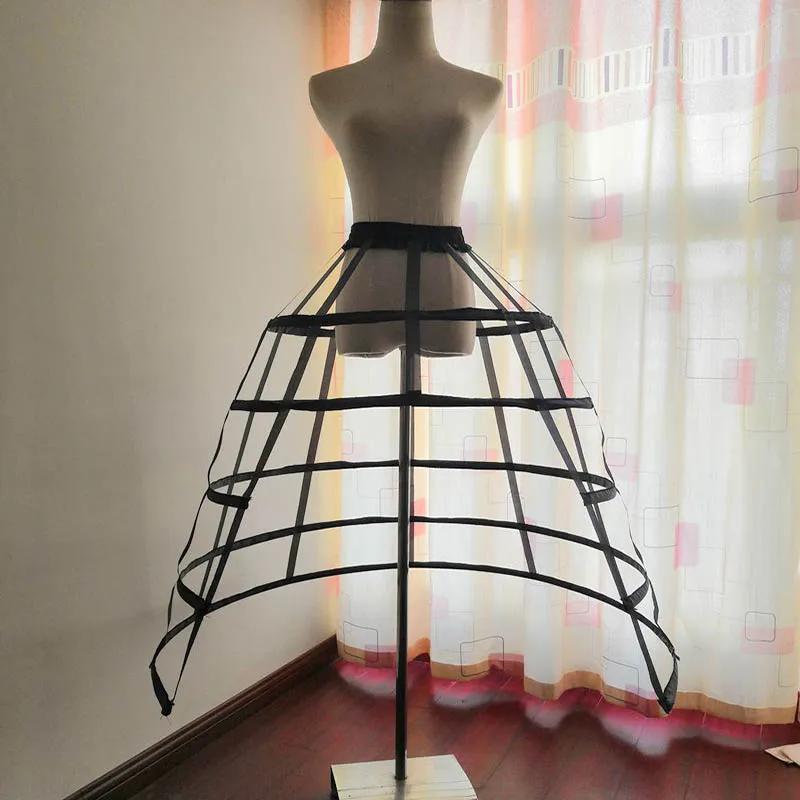White Hollow 5 Hoops Wedding Petticoats Black Long Underskirt Plus Size for Bridal Ball Gown vestidos para boda mujer New CQ027 | Свадьбы и