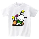 PochaccoНовая детская футболка для отдыха с героями мультфильмов летняя футболка спортивная футболка для мальчиков и девочек от 2 до 13 лет, оптовая продажа