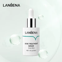 lanbena oilgopeptide anti acne solution facial serum whitening shrink pores acne pimple acne marks skin face care products 30ml
