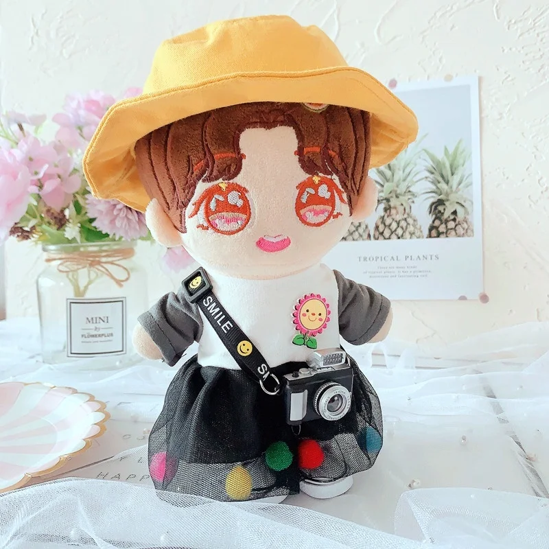 

20cm Toy Baby Wear Plush Toy Clothing Lace Bubble Dress Doll's Replaceable Clothes Christmas Gifts