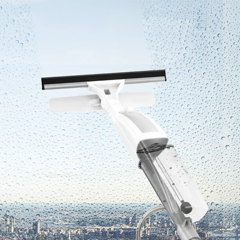 

New Water spray windows cleaning mop with 3pcs cloth replace Cleaning Window Cleaner Sweeper Home clean tools