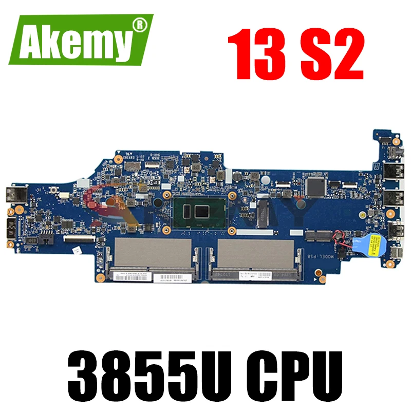 

Model PS8 DA0PS8MB8G0 For Lenovo Thinkpad 13 Thinkpad S2 Laptop Motherboard With Intel 3855U CPU FRU 01AY549 01AY550 100% Tested