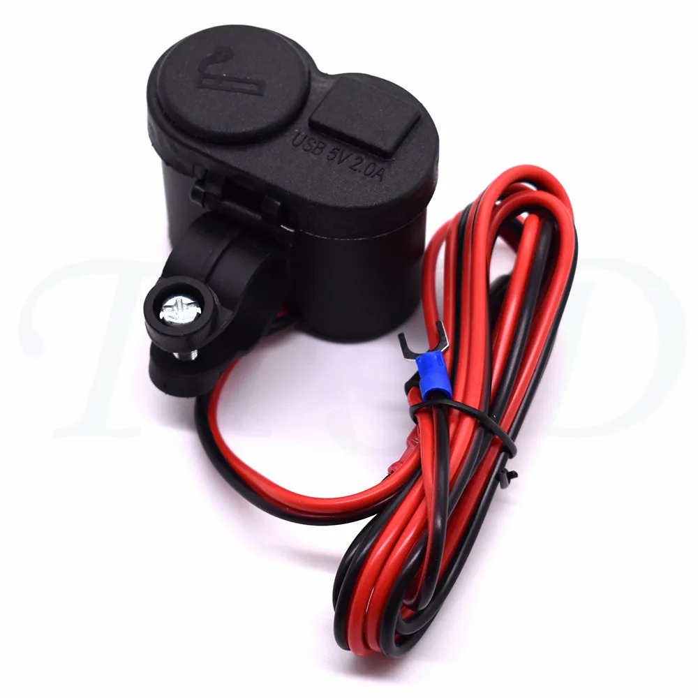 Аксессуары для мотоциклов зарядное устройство USB plus прикуриватель